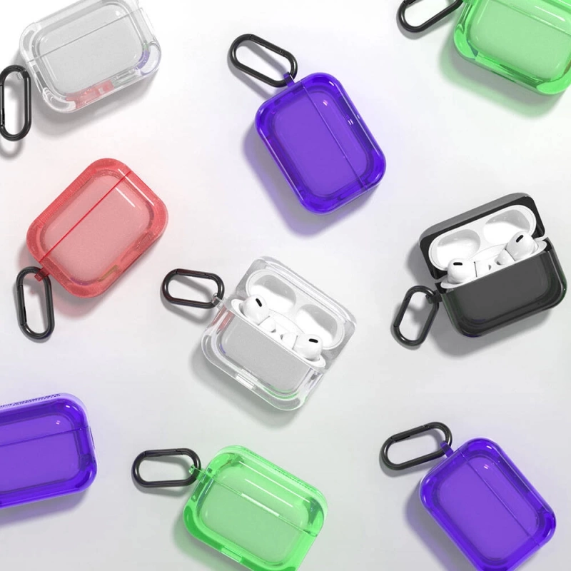 Apple Airpods Pro 2 Kılıf Saydam Jelly Tasarımlı Youngkit Candy Serisi Kılıf