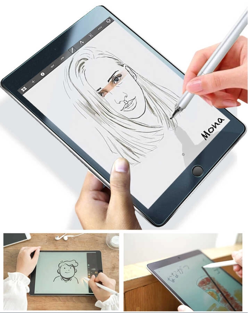 More TR Apple iPad 6 Air 2 Kağıt Hisli ​Wiwu iPaper Like Tablet Ekran Koruyucu