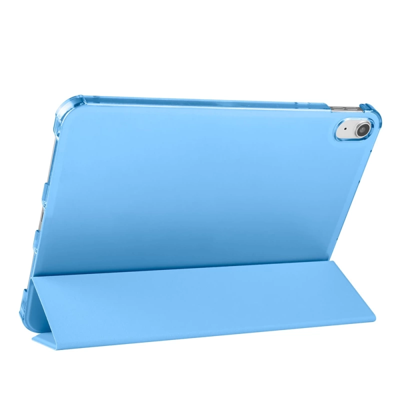 Apple iPad Air 10.9 2022 (10.Nesil) Zore Smart Cover Kalem Bölmeli Standlı 1-1 Kılıf