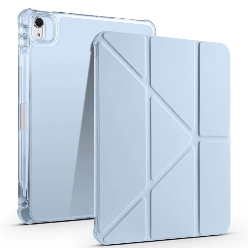 Apple iPad Air 11 2024 Kılıf Zore Tri Folding Kalem Bölmeli Standlı Kılıf