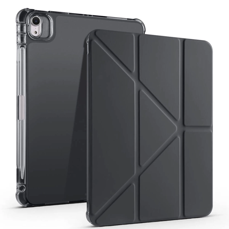 Apple iPad Air 11 2024 Kılıf Zore Tri Folding Kalem Bölmeli Standlı Kılıf