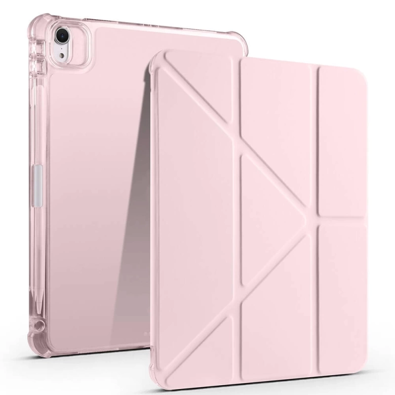 Apple iPad Air 11 2024 Kılıf Zore Tri Folding Kalem Bölmeli Standlı Kılıf