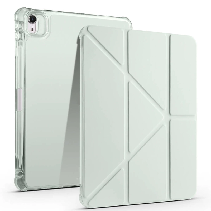 Apple iPad Air 11 2024 Kılıf Zore Tri Folding Kalem Bölmeli Standlı Kılıf