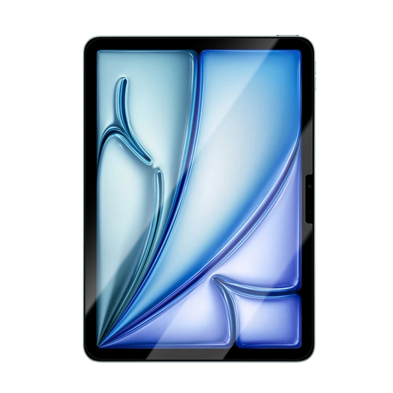 Apple iPad Air 13 2024 CaseWorld Steel Shield Serisi Temperli Cam Ekran Koruyucu + Uygulama Aparatı