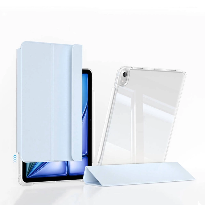 Apple iPad Air 13 2025 M3 Kılıf Magnetik Ayrılabilen Airbagli Zore Sliding Tablet Kılıfı