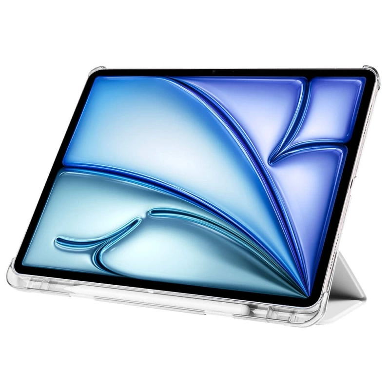 Apple iPad Air 13 2025 M3 Zore Smart Cover Kalem Bölmeli Standlı 1-1 Kılıf