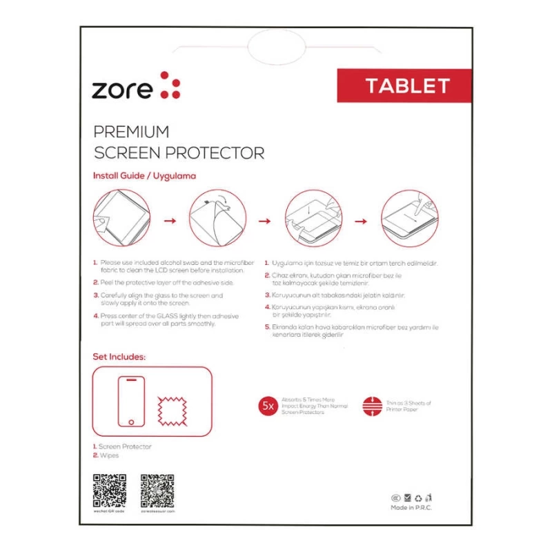 Apple iPad Mini 5 Zore Tablet Blue Nano Ekran Koruyucu