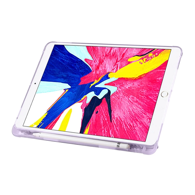 Apple iPad Pro 10.5 (7.Nesil) Kılıf Zore Tri Folding Kalem Bölmeli Standlı Kılıf