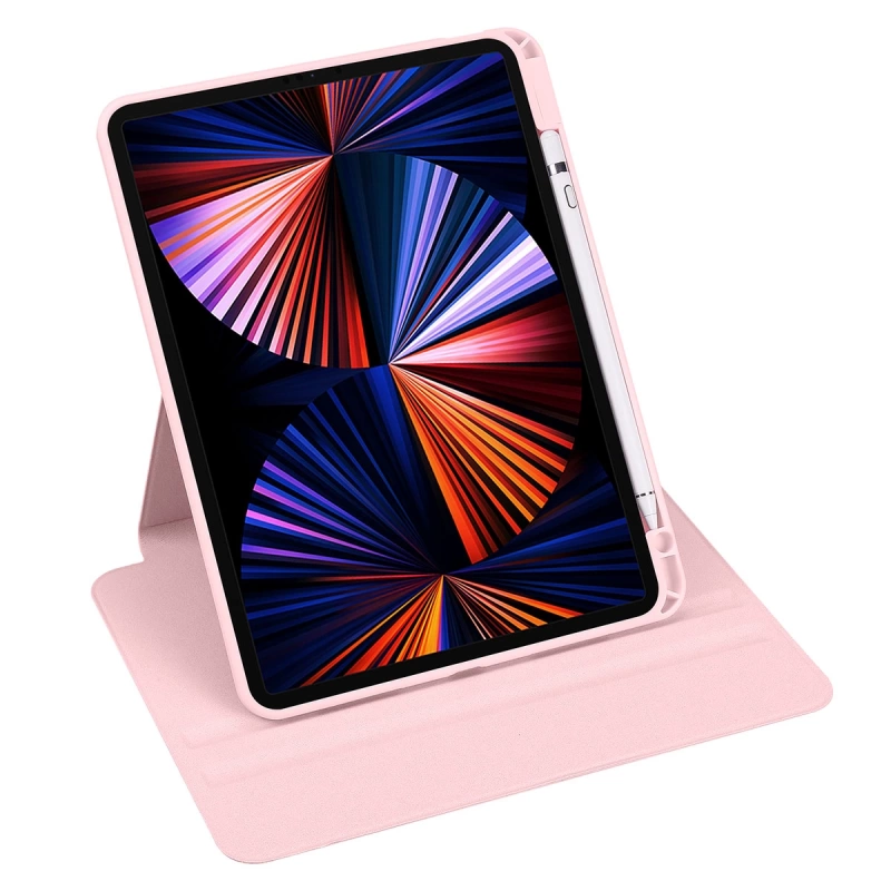 Apple iPad Pro 11 2018 Kılıf Zore Termik Kalem Bölmeli Dönebilen Standlı Kılıf