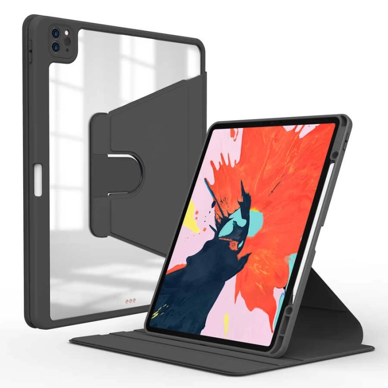 Apple iPad Pro 12.9 2022 M2 Kılıf Zore Nayn Dönebilen Standlı Kılıf