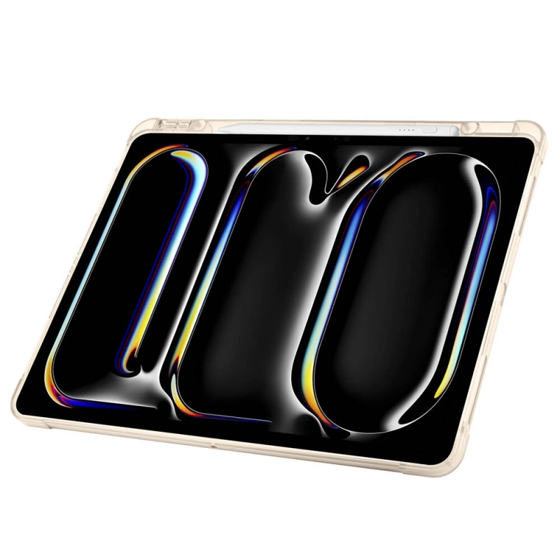 Apple iPad Pro 13 2024 Kılıf Zore Tri Folding Kalem Bölmeli Standlı Kılıf