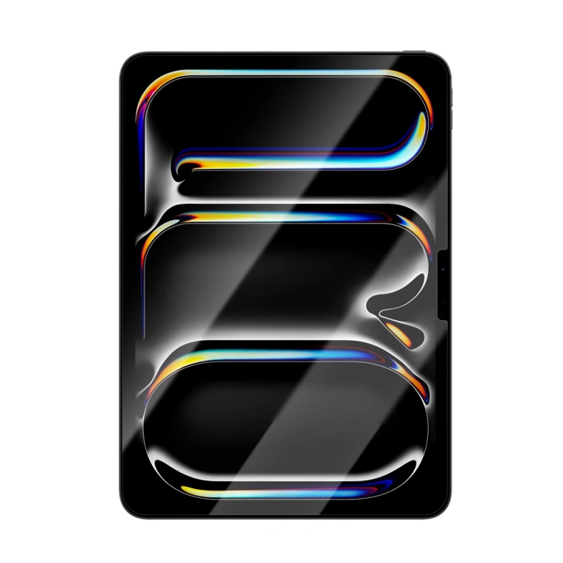 Apple iPad Pro 13 2025 M5 CaseWorld Steel Shield Serisi Temperli Cam Ekran Koruyucu + Uygulama Aparatı