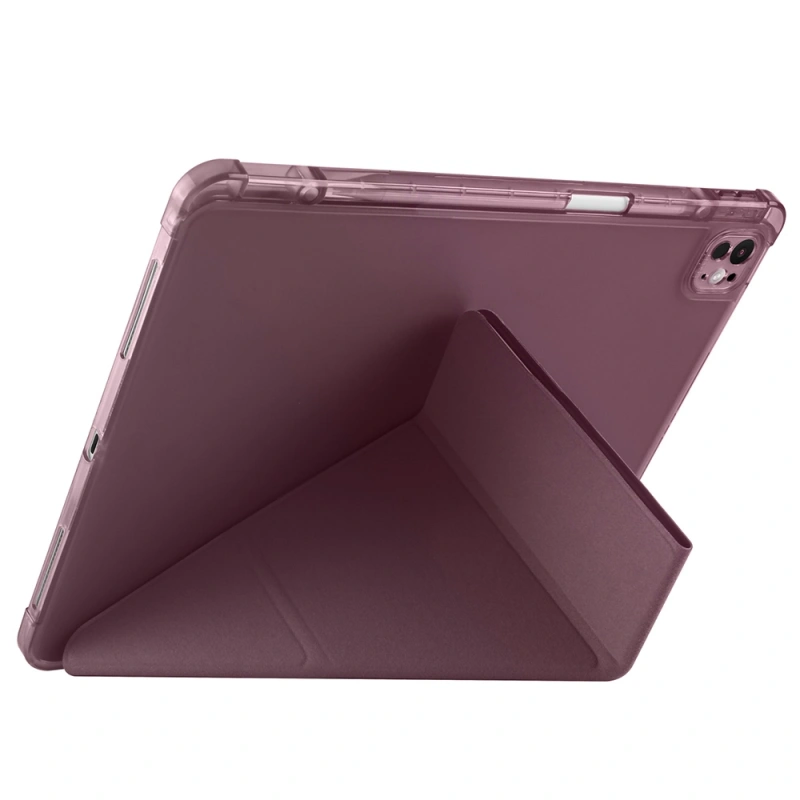 Apple iPad Pro 13 2025 M5 Kılıf Zore Tri Folding Kalem Bölmeli Standlı Kılıf