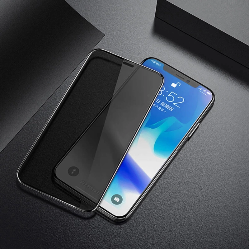 Apple iPhone 11 Hidrofobik Ve Oleofobik Özellikli Benks Privacy Air Shield Ekran Koruyucu 10 lu Paket