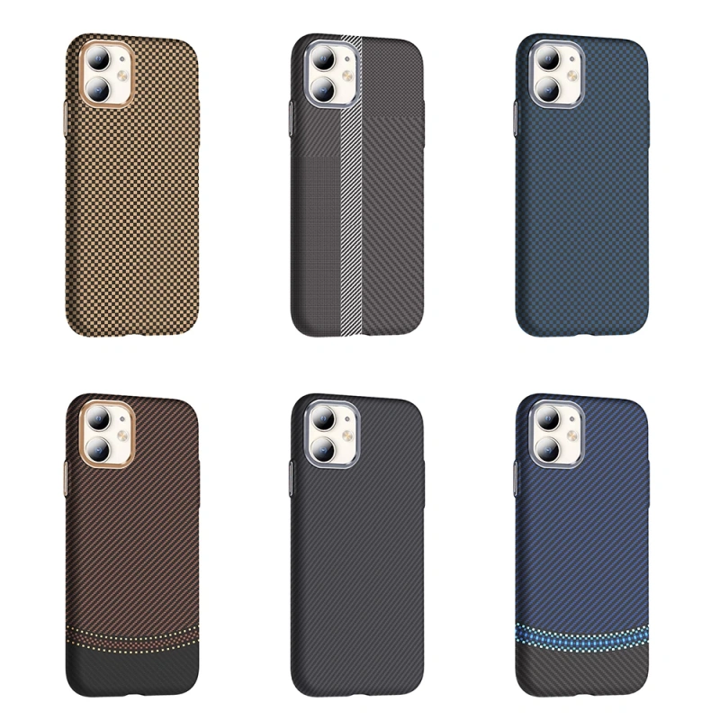 Apple iPhone 11 Kılıf M-safe Şarj Özellikli Karbon Fiber Görünümlü Zore Gros Kapak