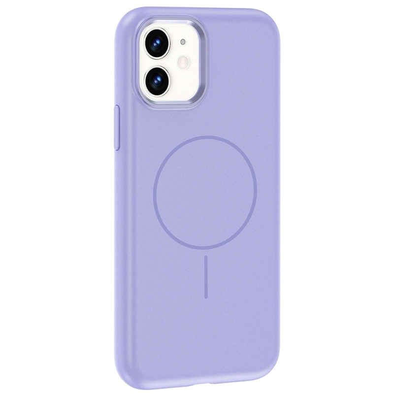 Apple iPhone 11 Kılıf M-Safe Şarj Özellikli Metal Kamera Çerçeveli Zore Edi Silikon Kapak