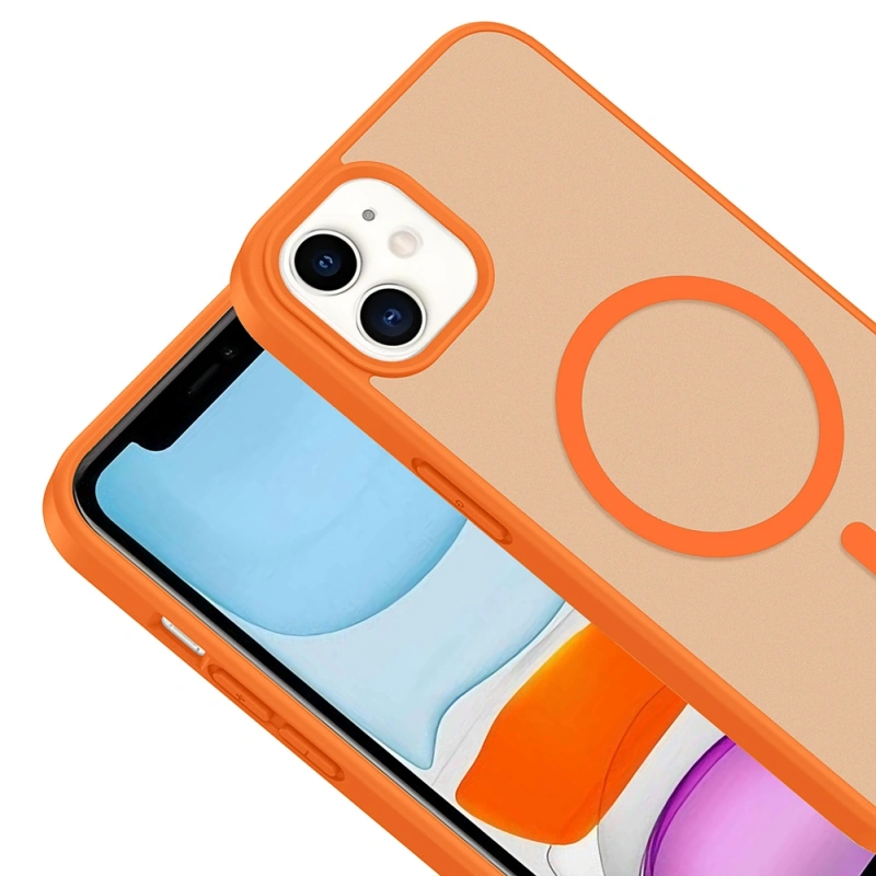 Apple iPhone 11 Kılıf M-safe Şarj Özellikli Zore Babet Kapak