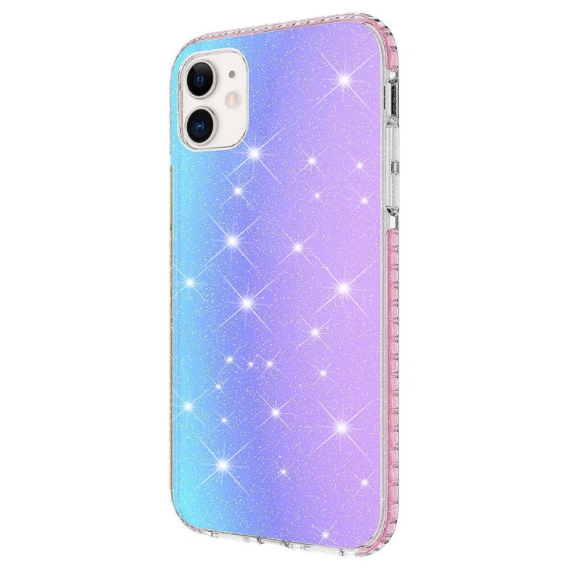 Apple iPhone 11 Kılıf Parlak Renk Geçişli Zore Velle Kapak