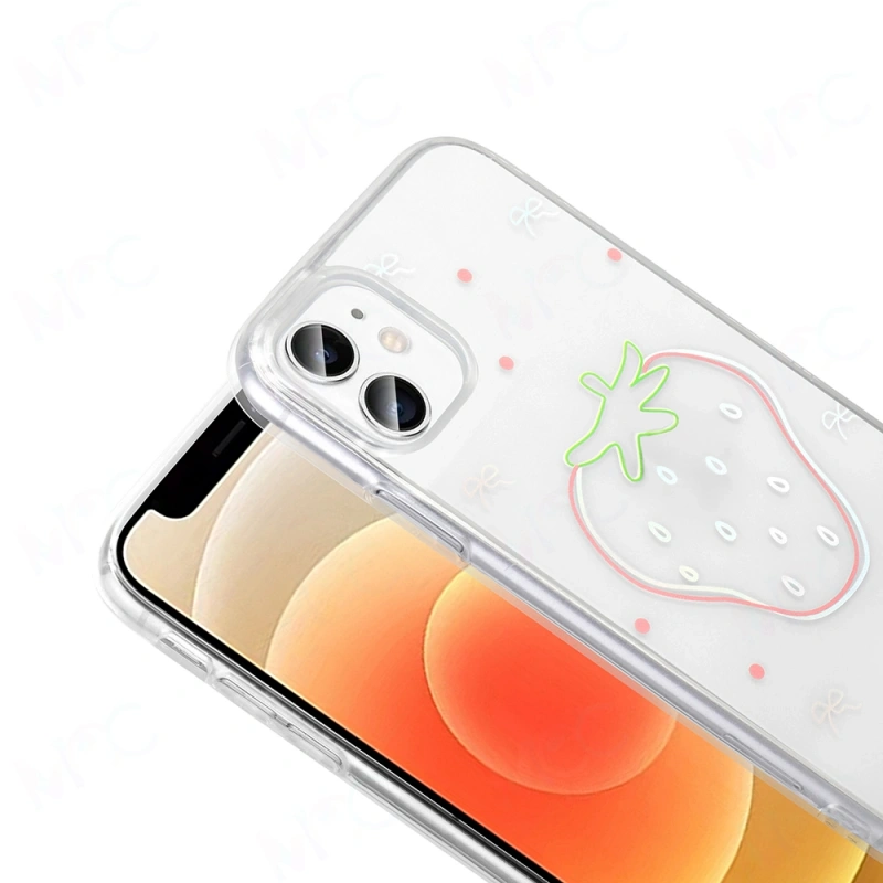 Apple iPhone 11 Kılıf Şeffaf Figürlü Zore Folk Sert Kapak