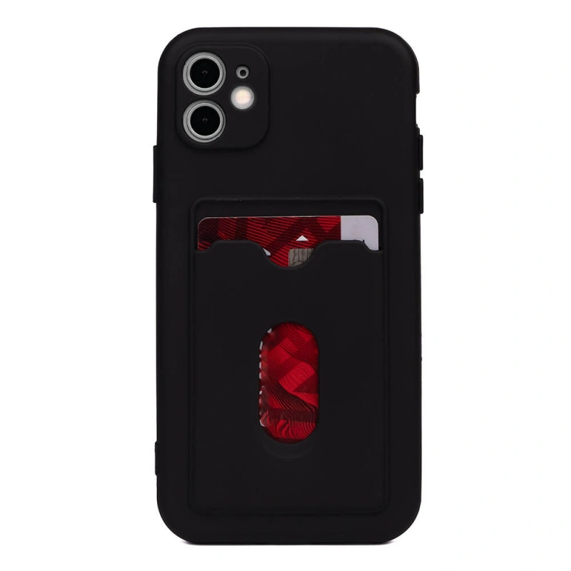 Apple iPhone 11 Kılıf Zore Dora Kartlıklı Silikon Kapak