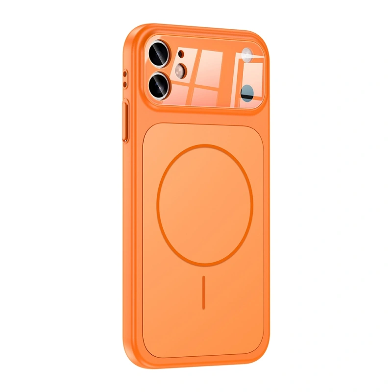 Apple iPhone 11 Kılıf Zore M-Safe Şarj Özellikli Kamera Korumalı Formen Kapak