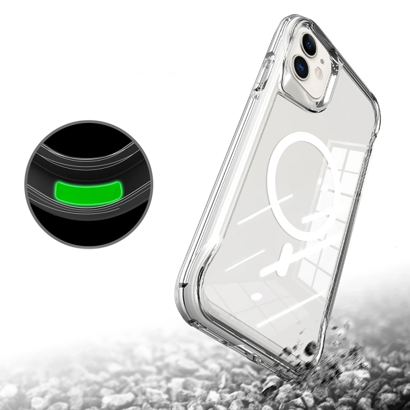 Apple iPhone 11 Kılıf Zore M-safe Şarj Özellikli T-Max M-safe Kapak