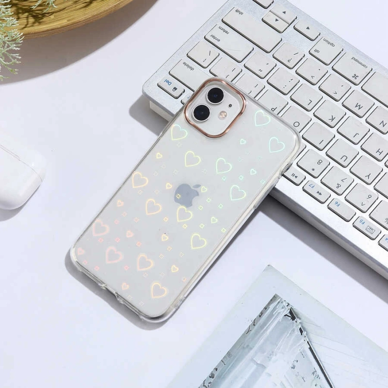 Apple iPhone 11 Kılıf Zore Sidney Desenli Sert Kapak