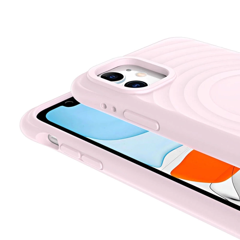 Apple iPhone 11 M-safe Şarj Özellikli Airbagli Mat Görünümlü Zore Hepi Kapak