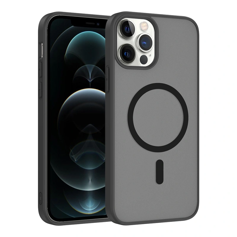 Apple iPhone 11 Pro Max Kılıf M-safe Şarj Özellikli Zore Babet Kapak