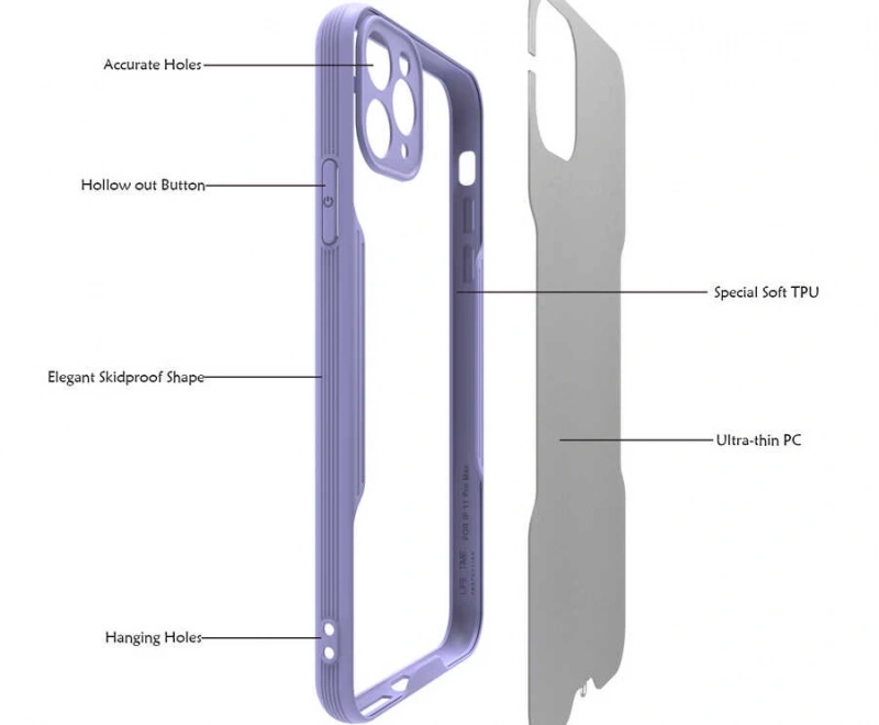 Apple iPhone 11 Pro Max Kılıf Zore Parfe Kapak