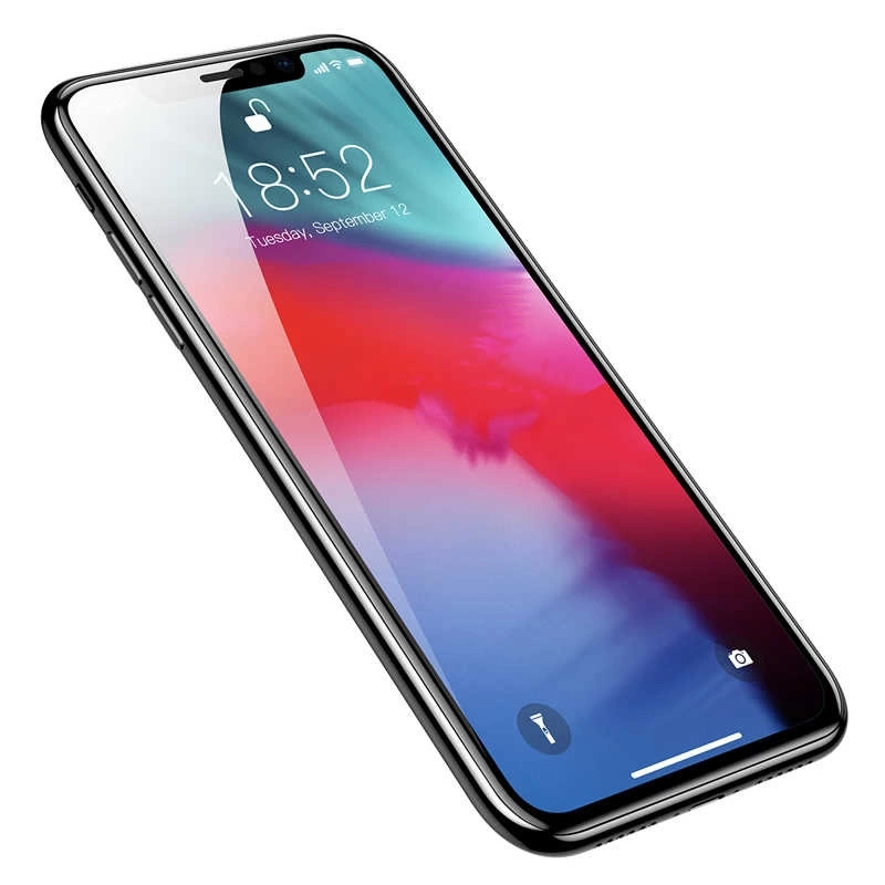 Apple iPhone 11 Pro Max Zore Kenarları Kırılmaya Dayanıklı Cam Ekran Koruyucu