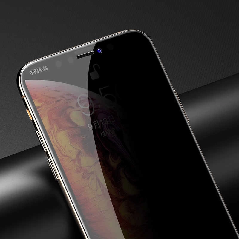 Apple iPhone 11 Pro Max Zore Kor Privacy Cam Ekran Koruyucu