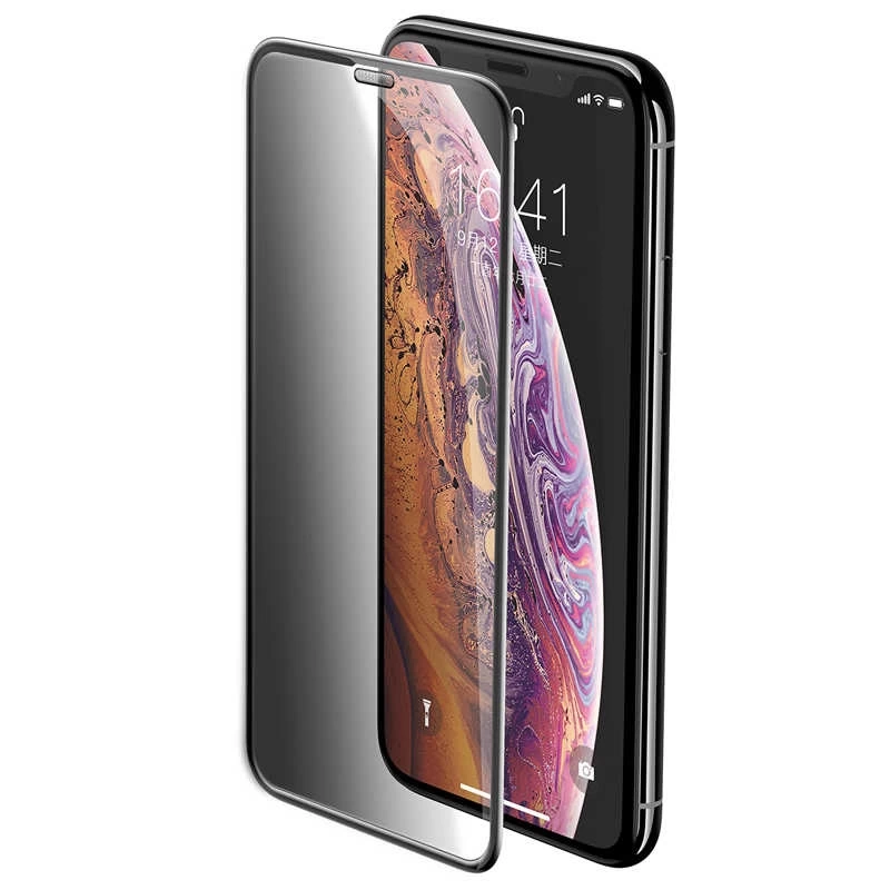 Apple iPhone 11 Pro Zore Anti-Dust Privacy Temperli Ekran Koruyucu