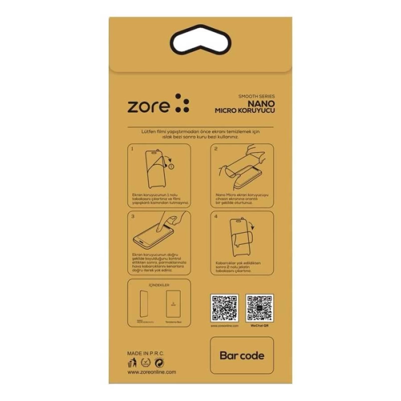 Apple iPhone 11 Pro Zore Nano Micro Temperli Ekran Koruyucu