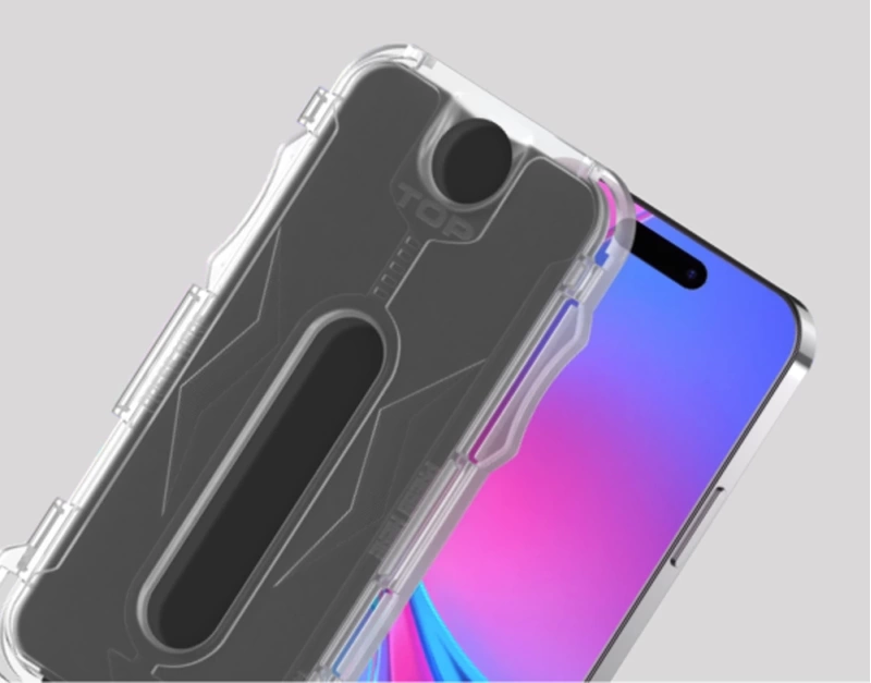 Apple iPhone 11 Zore Kolay Uygulama Aparatlı 5D Magic Privacy Glass Hayalet Cam Ekran Koruyucu