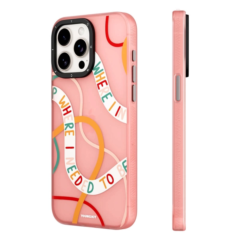 Apple iPhone 12 Kılıf Bethany Green Tasarımlı Youngkit Sweet Language Kapak