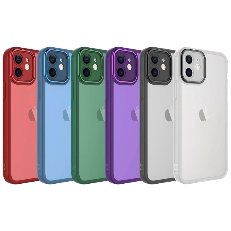 Apple iPhone 12 Kılıf Kamera Korumalı Transparan Zore Post Kapak