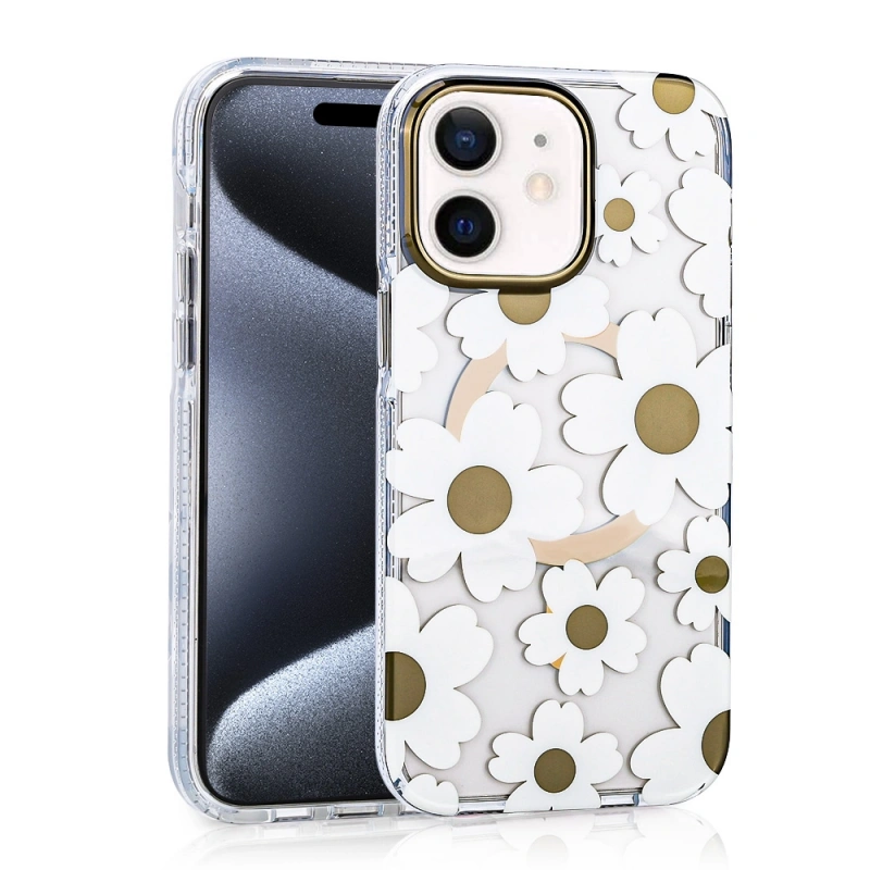 Apple iPhone 12 Kılıf M-safe Şarj Özellikli Zore Papat Kapak