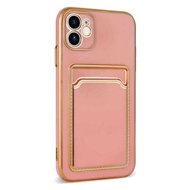Apple iPhone 12 Kılıf Zore Bark Kartlıklı Kapak