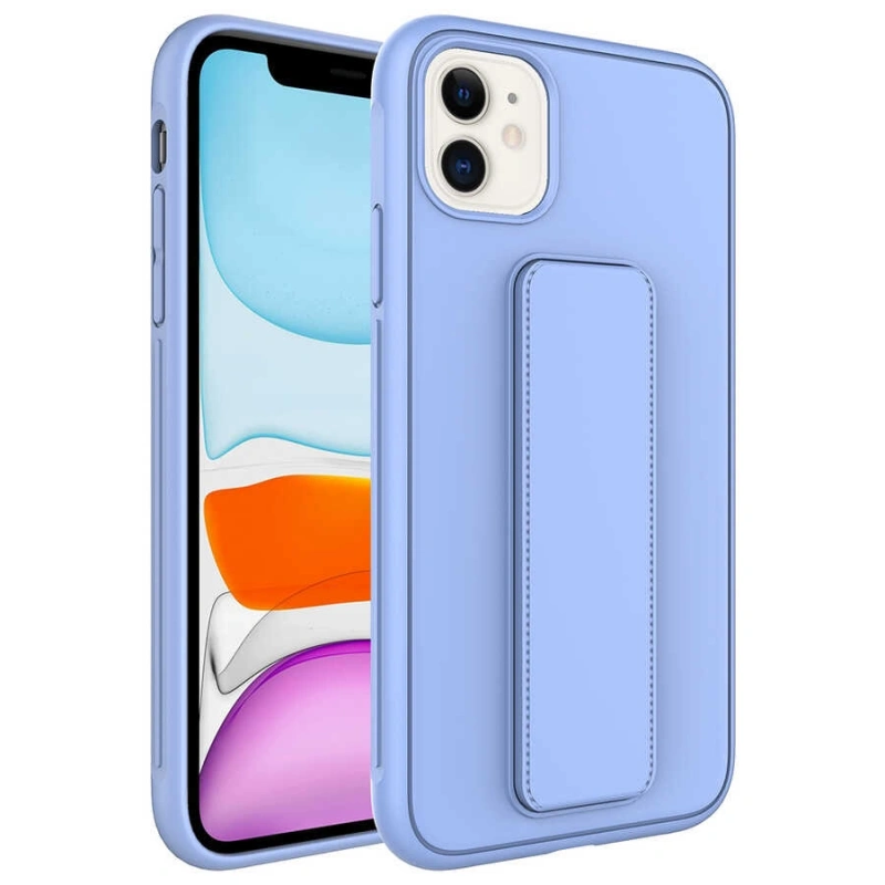 Apple iPhone 12 Kılıf Zore Qstand Kapak