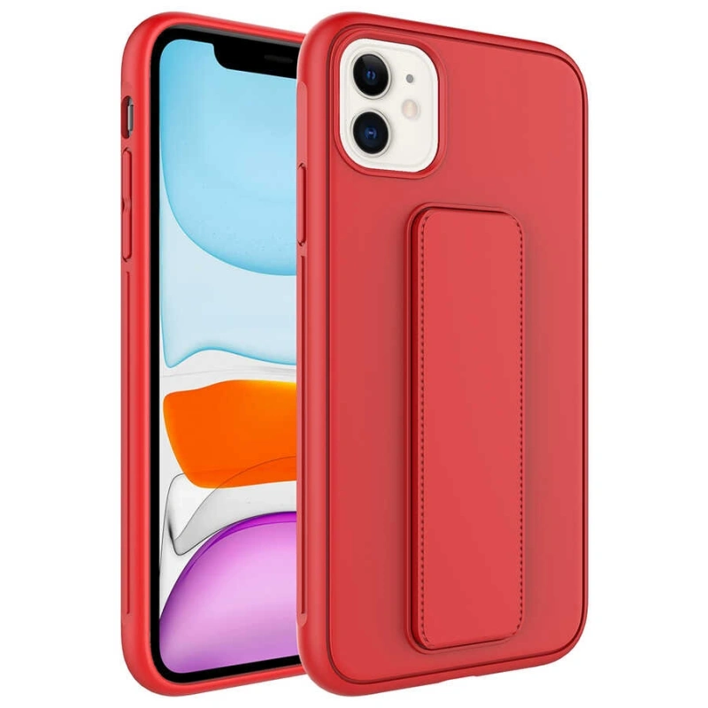 Apple iPhone 12 Kılıf Zore Qstand Kapak