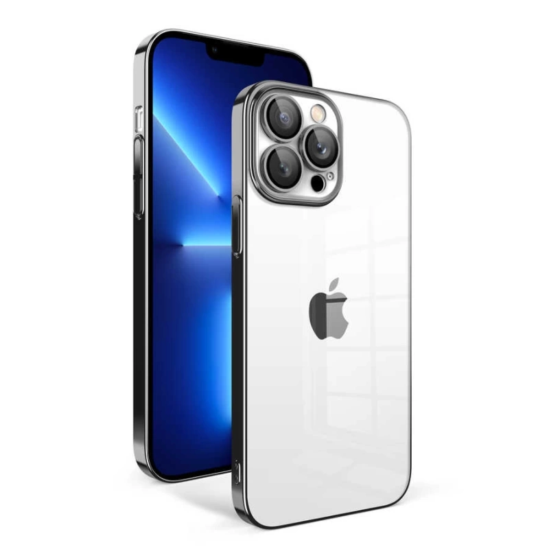 Apple iPhone 12 Pro Kılıf Kamera Korumalı Renkli Çerçeveli Zore Garaj Kapak