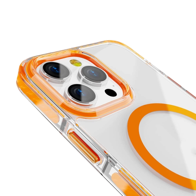 Apple iPhone 12 Pro Kılıf M-safe Şarj Özellikli Airbagli Takılabilir Askı Aparatlı Zore Nana Kapak