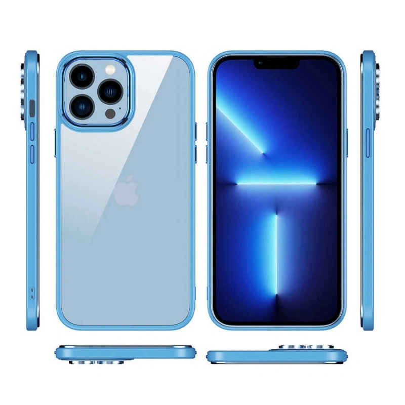 Apple iPhone 12 Pro Kılıf Zore Krom Kapak