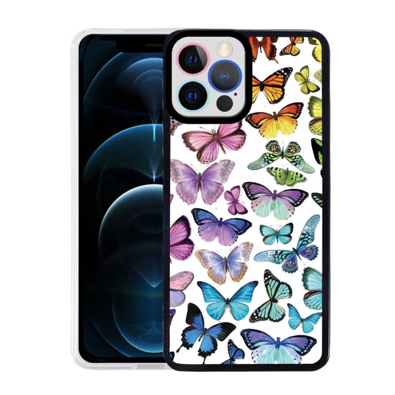Apple iPhone 12 Pro Kılıf Zore M-Fit Desenli Kapak