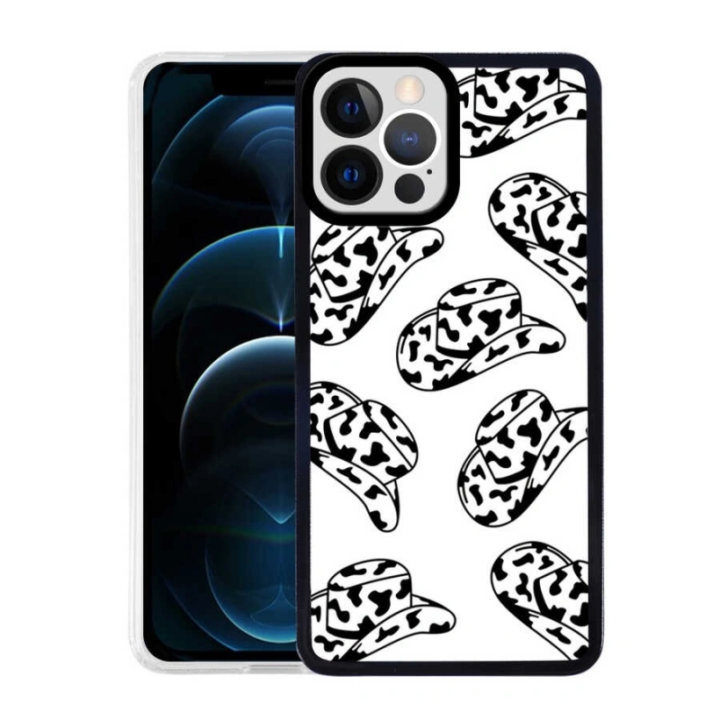 Apple iPhone 12 Pro Kılıf Zore M-Fit Desenli Kapak