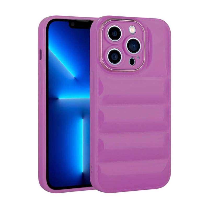 Apple iPhone 12 Pro Max Kılıf Kamera Korumalı Parlak Airbagli Zore Galya Kapak