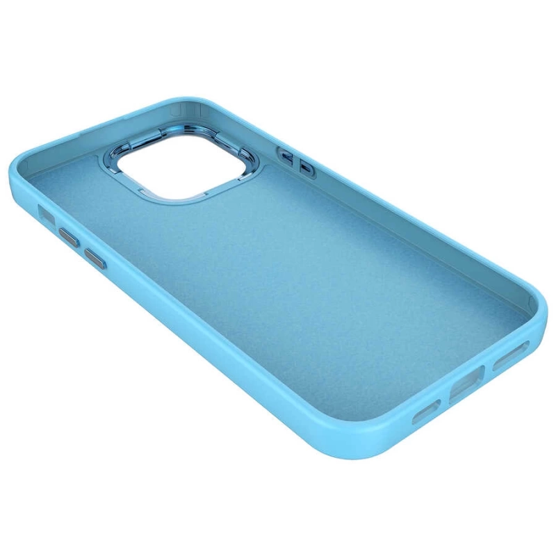 Apple iPhone 12 Pro Max Kılıf Metal Çerçeve ve Buton Tasarımlı Silikon Zore Luna Kapak