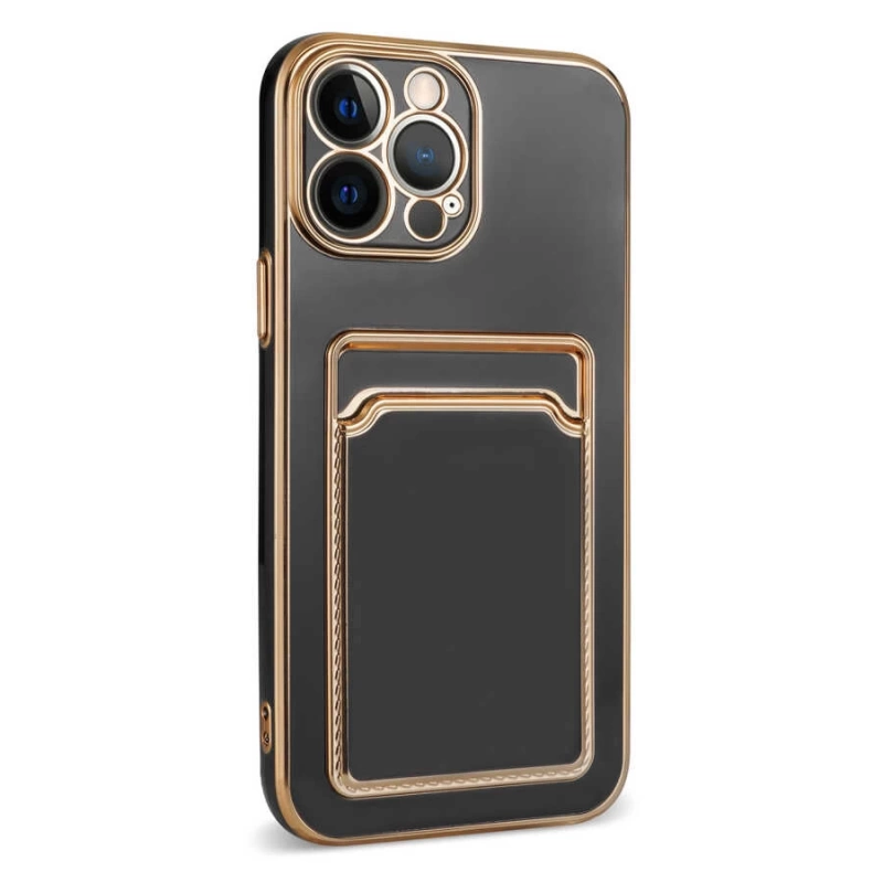 Apple iPhone 12 Pro Max Kılıf Zore Bark Kartlıklı Kapak