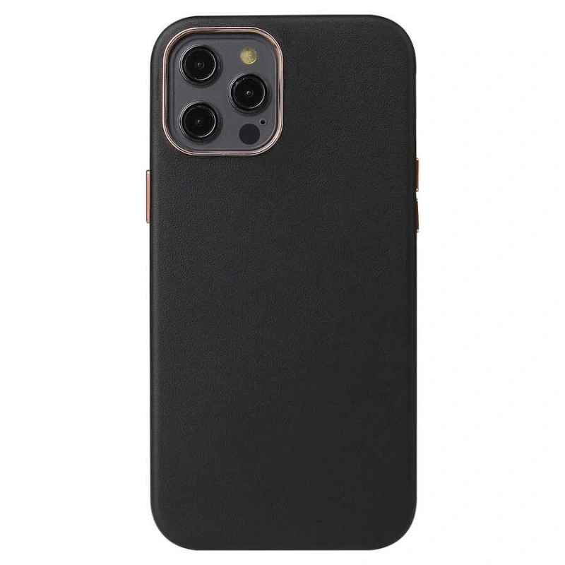 Apple iPhone 12 Pro Max Kılıf Zore Leathersafe Wireless Kapak